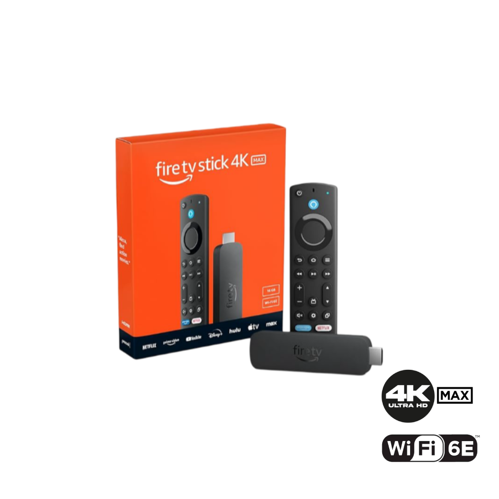 جهاز فاير ستك 4K ماكس لبث الافلام والمسلسلات الجيل الثاني من أمازون - Amazon Fire TV Stick 4K Max Gen 2