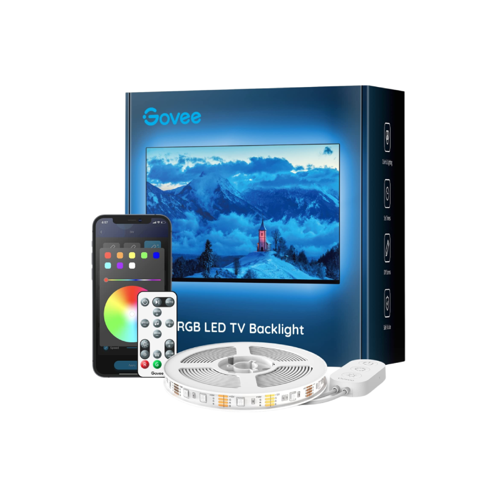 شريط اضاءة ذكي للتلفزيون من كوفي - Govee RGB Bluetooth LED Backlight For TV