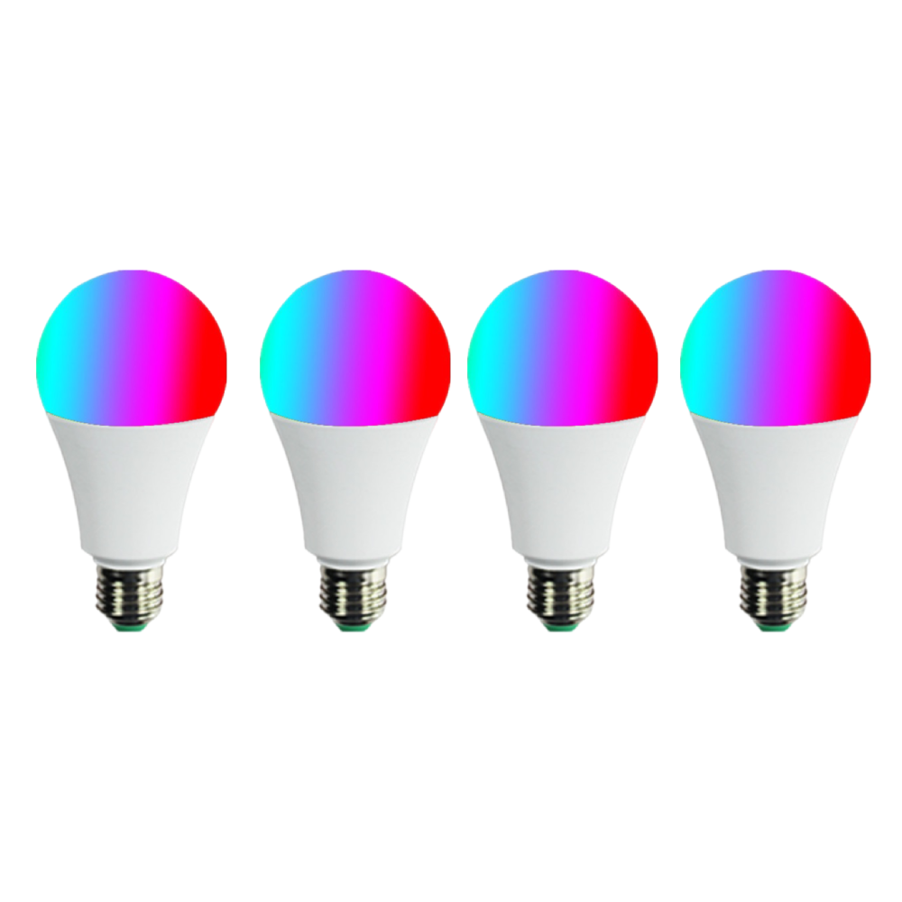 مجموعة مصابيح ذكية RGB - RGB LED Smart Bulb