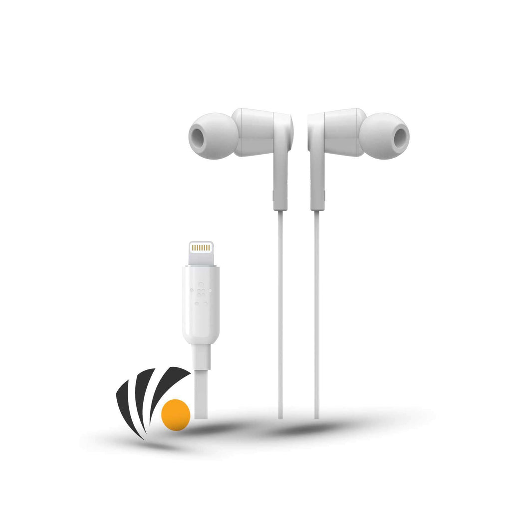 Belkin Headphones With Lighting Connector White