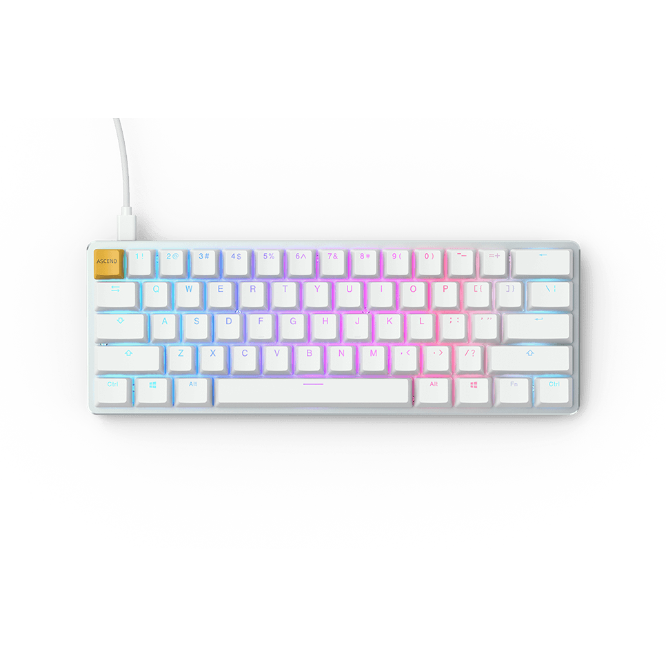 لوحة مفاتيح ميكانيكية كومباكت من غلورياس - Glorious Modular Mechanical Gaming Keyboard Compact
