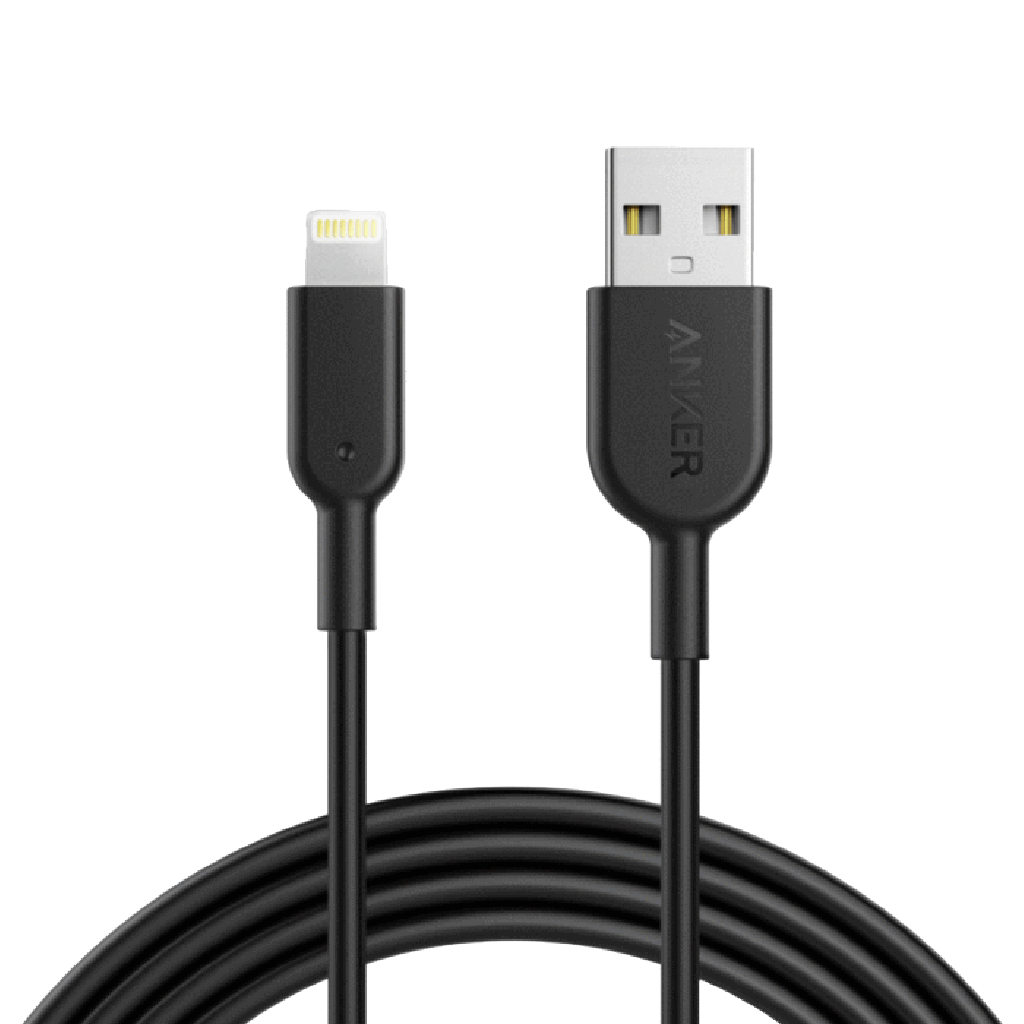 Anker 312 USB-A to Lightning Cable (3ft) Black
