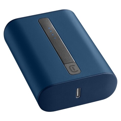 Cellularline Power Bank THUNDER 10000 Extra compact portable charger Blue